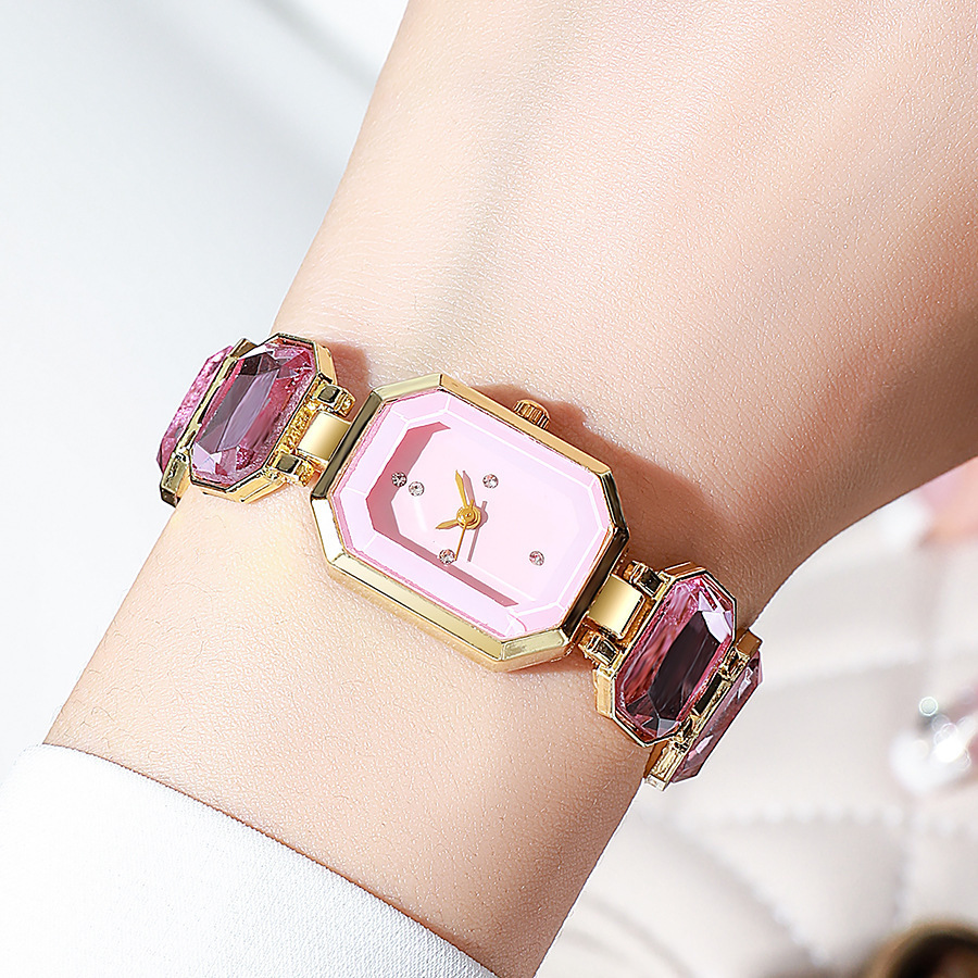 Stone Color Emerald Niche High-grade Affordable Luxury Bracelet - Image 3