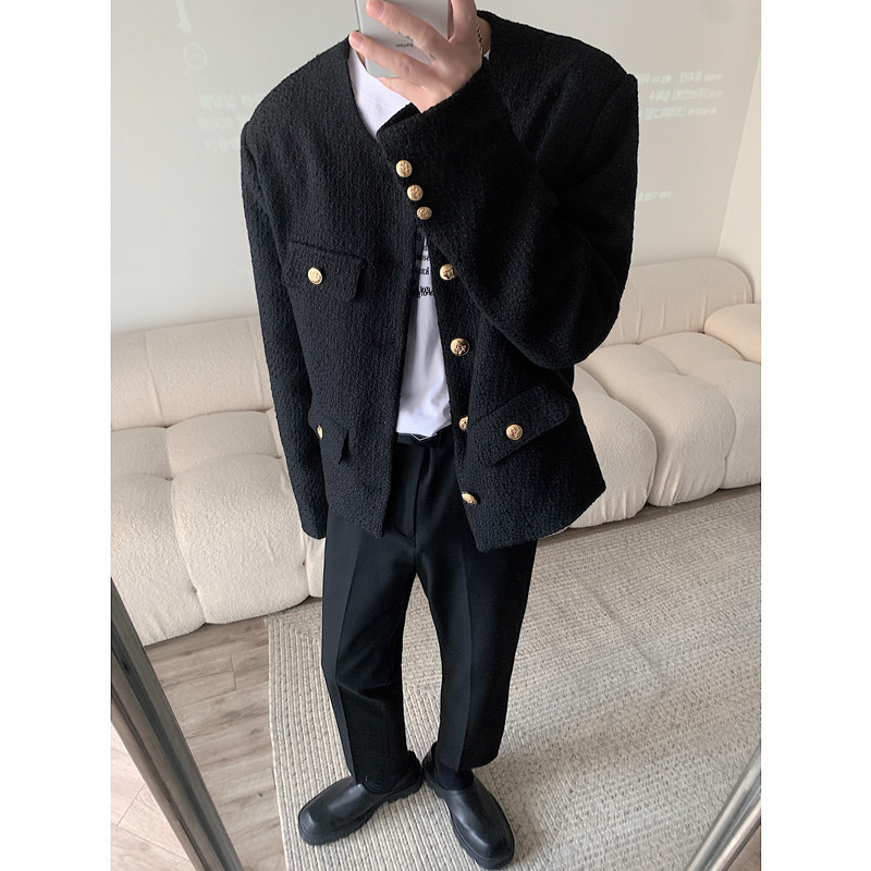 Men's Fashion Loose Single-breasted Retro Top - Image 3