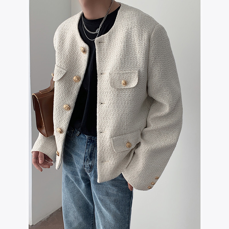 Men's Fashion Loose Single-breasted Retro Top - Image 5