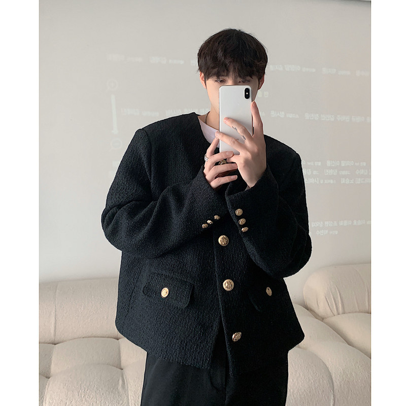 Men's Fashion Loose Single-breasted Retro Top - Image 2