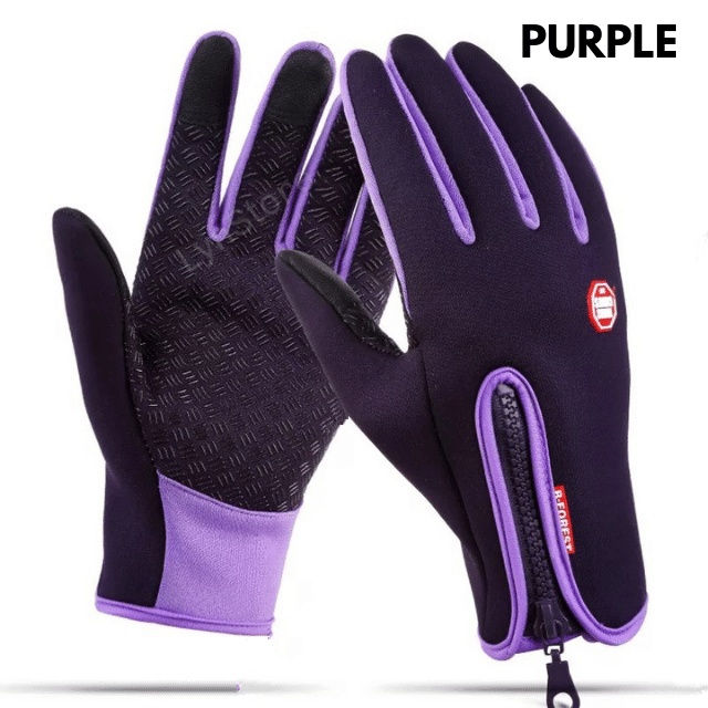 Winter Gloves Touch Screen Riding Motorcycle Sliding Waterproof Sports Gloves With Fleece - Image 5