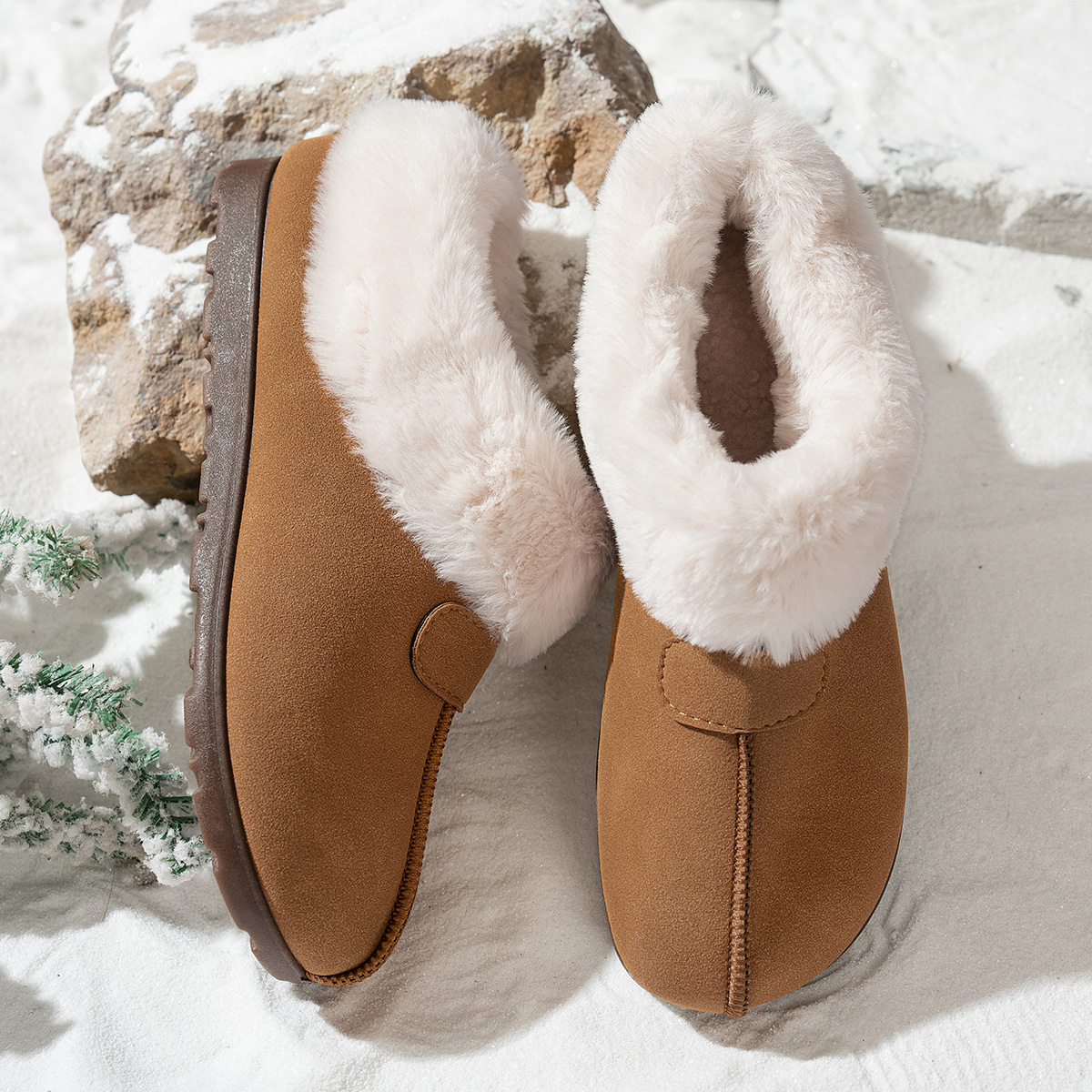 Women's Snow Boots Velvet Warm Cotton Shoes - Image 3