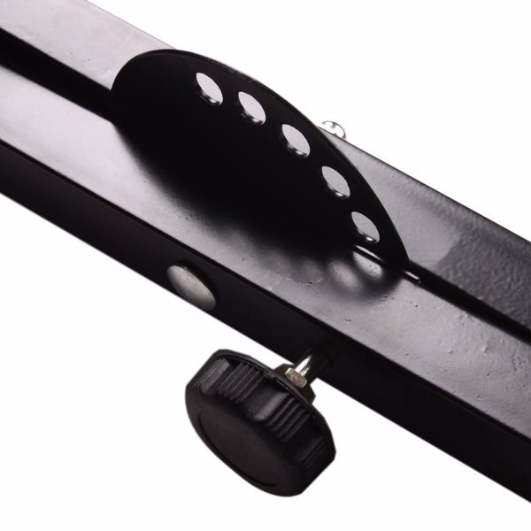 X-type Keyboard Stand And Adjustable Folding Piano Bench Stool Seat -Black - Image 2